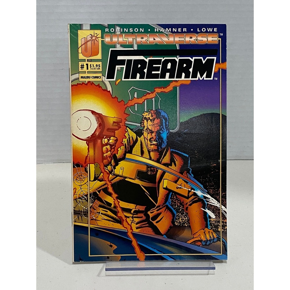 Malibu Comics Firearm #1 Ultraverse James Robinson Cully Hamner 1993 Excellent
